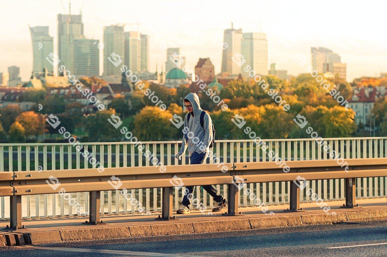 Man on Bridge