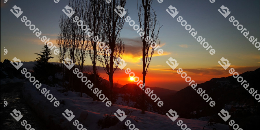 Sunset in Qartaba