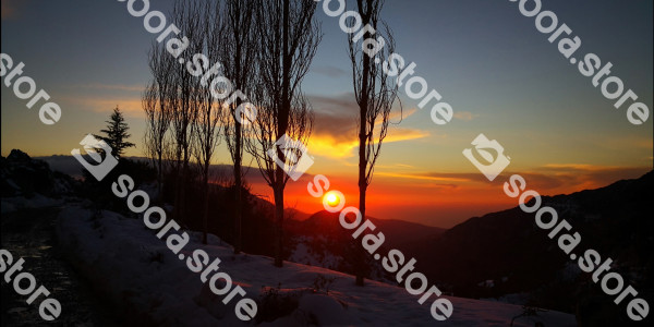 Sunset in Qartaba